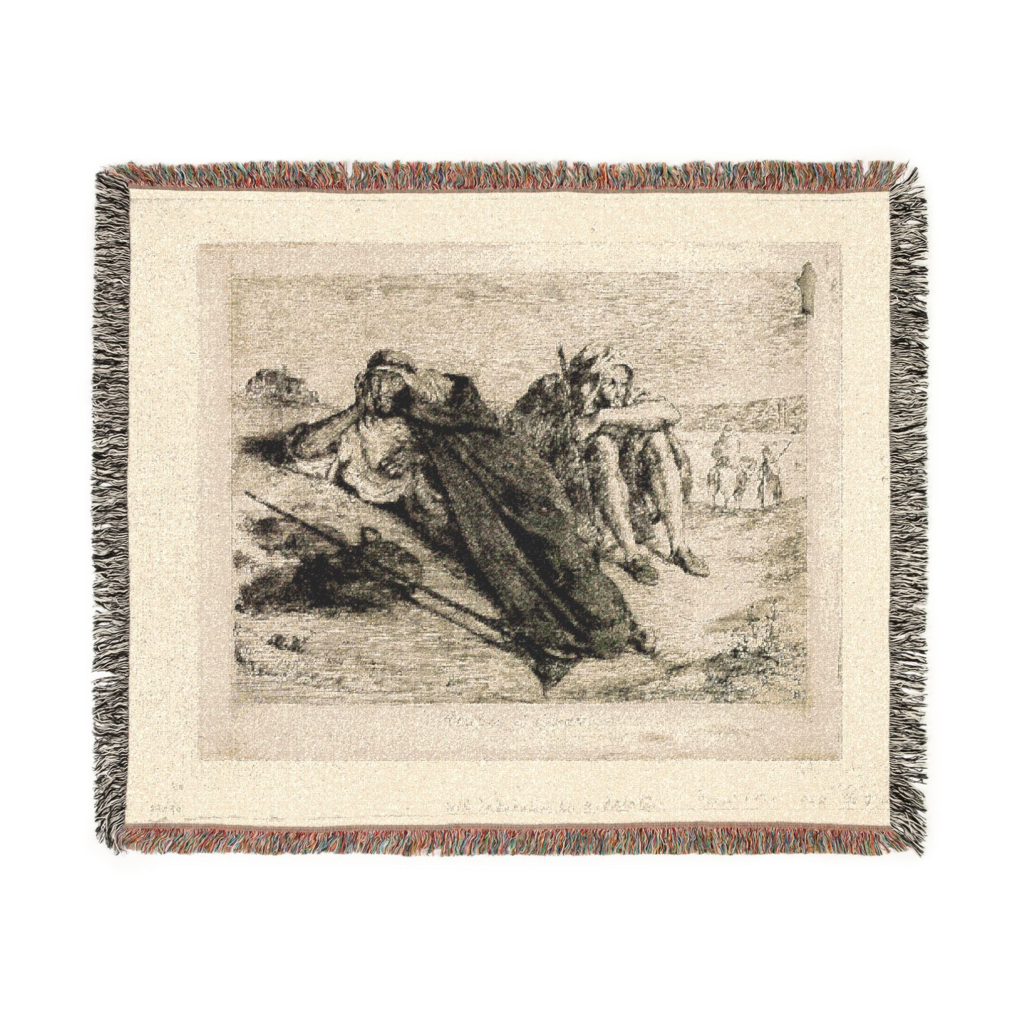 Eugène Delacroix - Arabs of Oran | Woven Tapestry Blanket