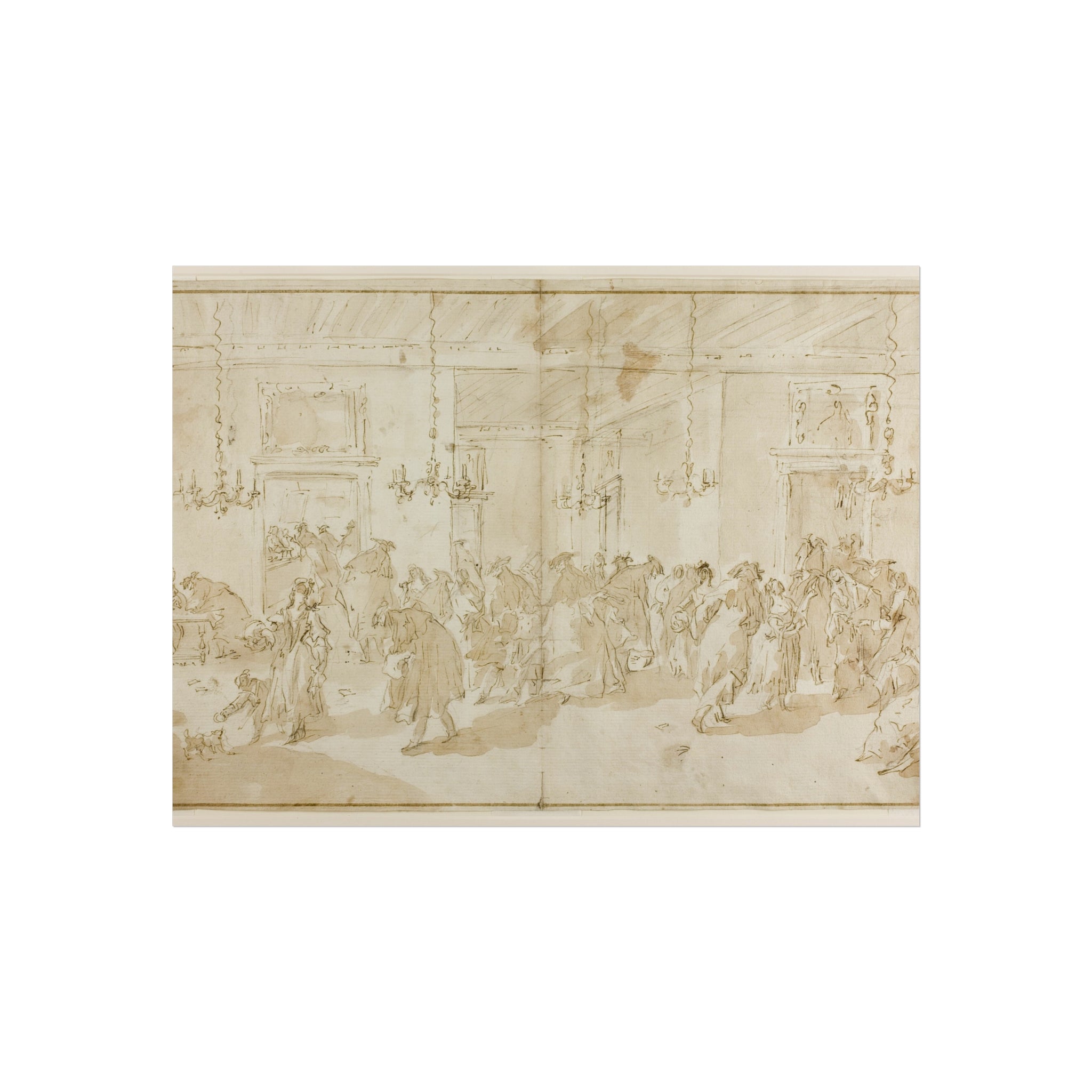 Giovanni Antonio Guardi - Il Ridotto | Fine Art Poster