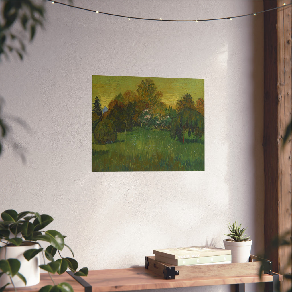 Vincent van Gogh - The Poet's Garden | Fine Art Poster