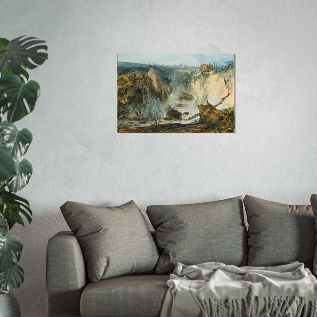 Louis Gabriel Moreau - Waterfall | Fine Art Poster
