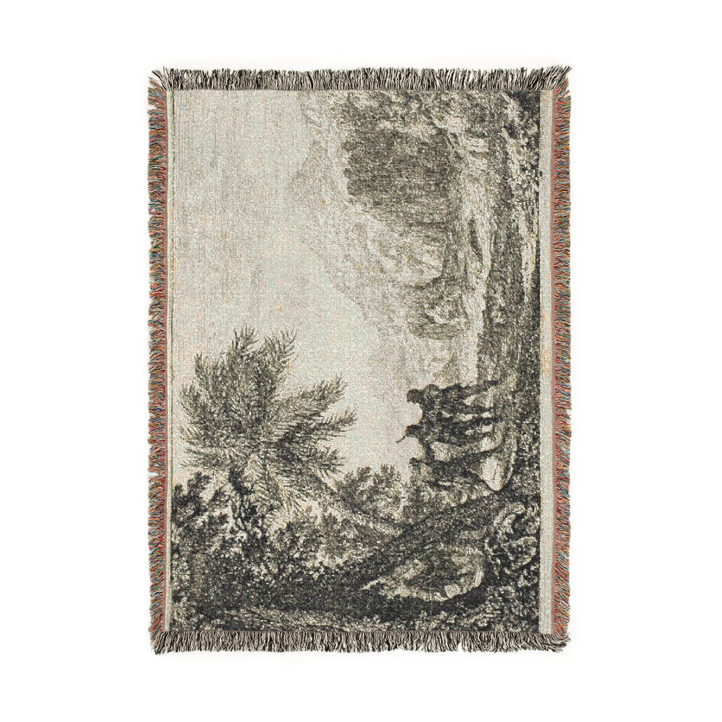 Claude Lorrain - Scene of Brigands | Woven Tapestry Blanket