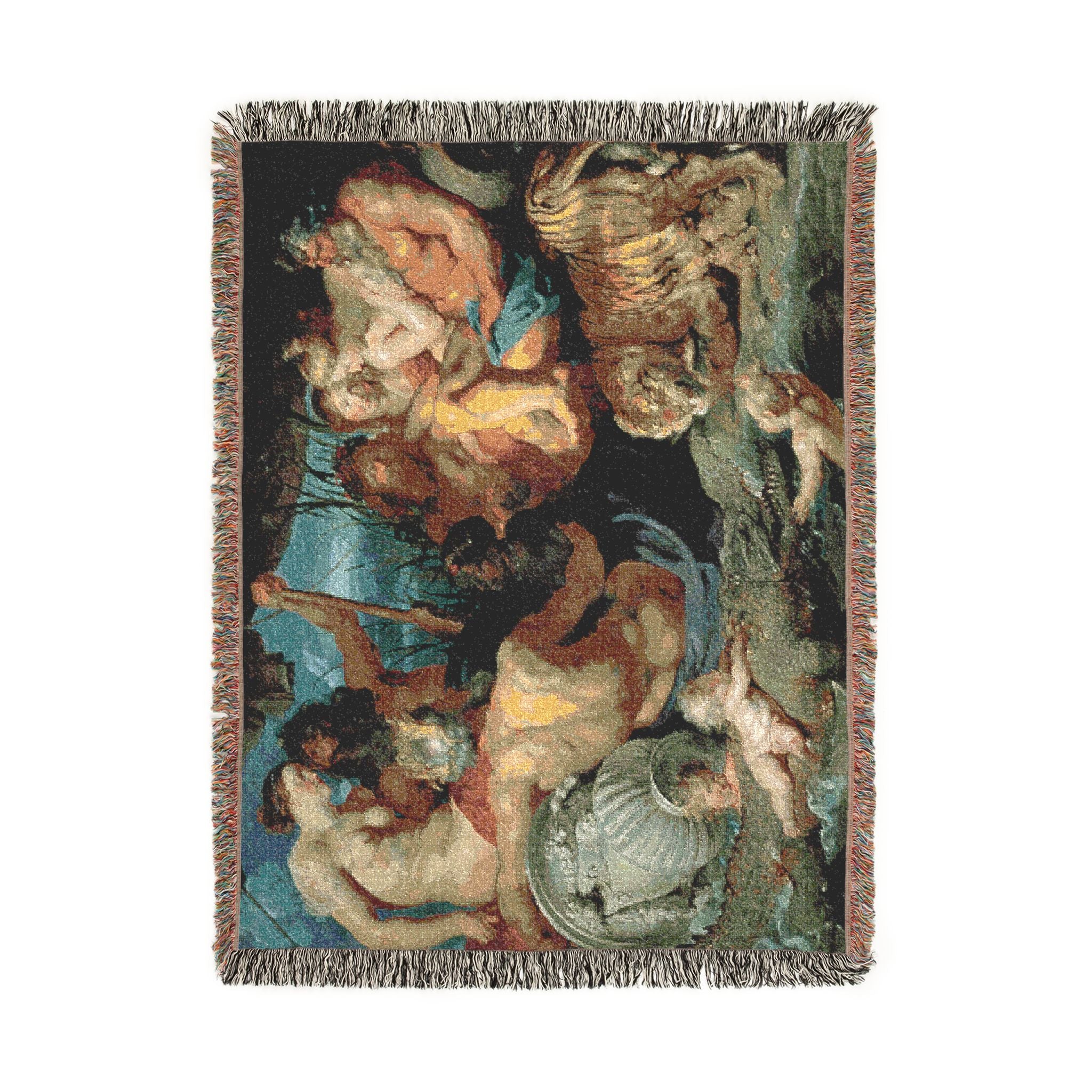 Peter Paul Rubens - The Four Continents | Woven Tapestry Blanket