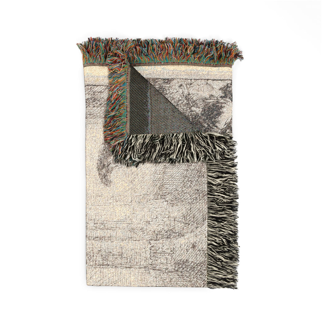 Rembrandt van Rijn - Christ Driving the Money Changers from the Temple | Woven Tapestry Blanket