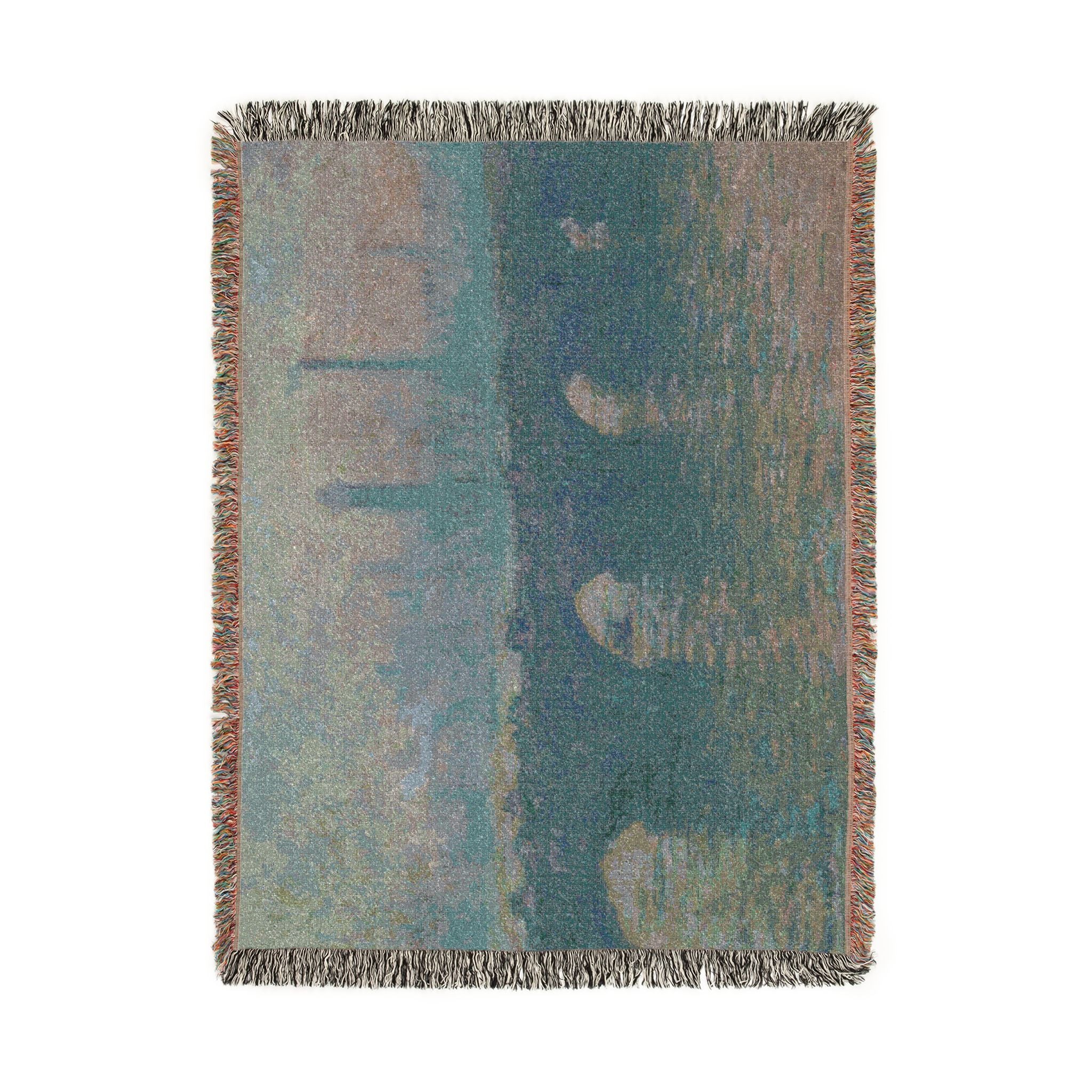 Claude Monet - Waterloo Bridge, Gray Weather | Woven Tapestry Blanket