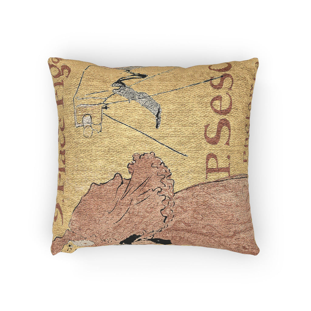 Henri de Toulouse-Lautrec - The Photographer Sescau | Woven Pillow