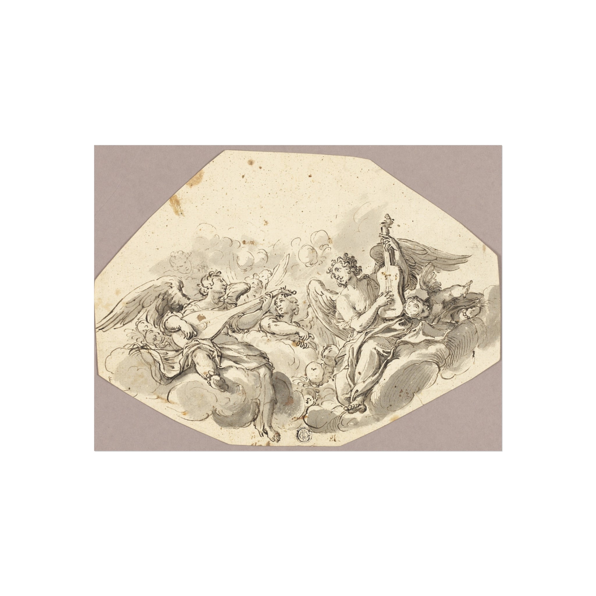 Giovanni Battista Tiepolo - Musician Angels | Fine Art Poster