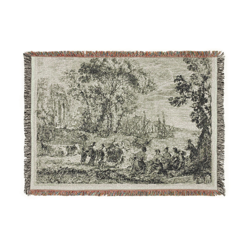 Claude Lorrain - The Rape of Europa | Woven Tapestry Blanket
