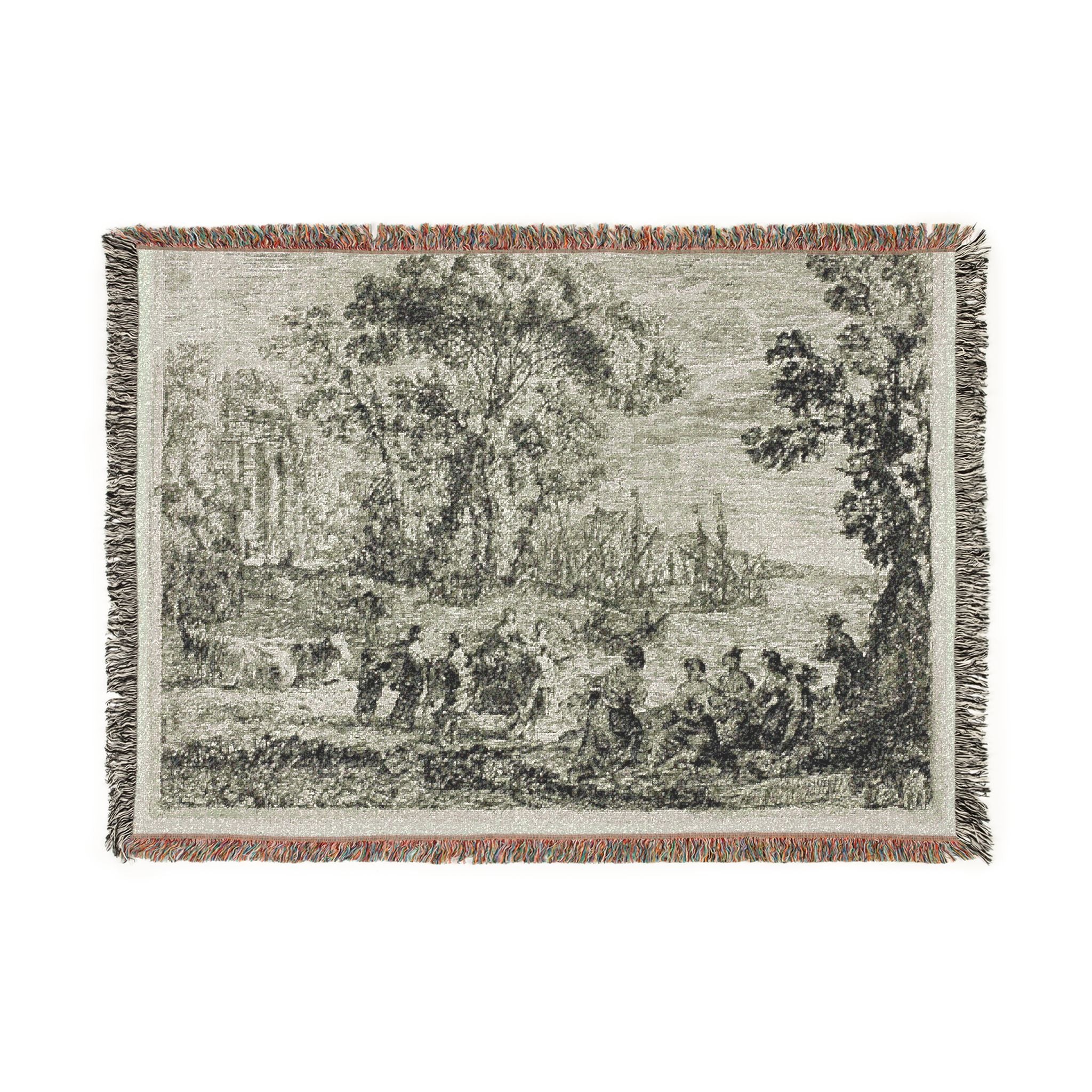 Claude Lorrain - The Rape of Europa | Woven Tapestry Blanket