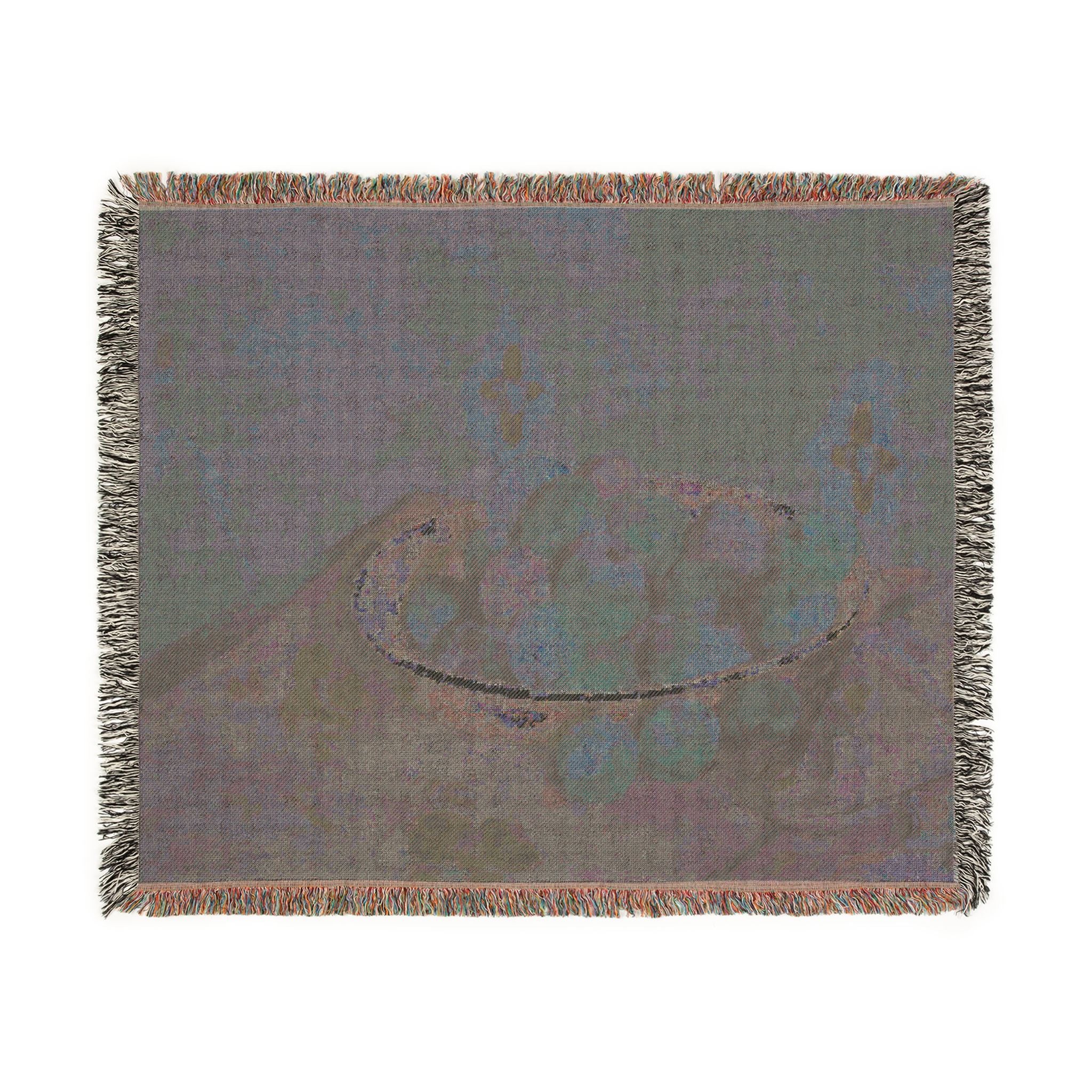 Paul Cezanne - The Plate of Apples | Woven Tapestry Blanket