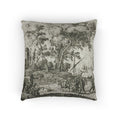 Claude Lorrain - Coast Scene with an Artist Drawing | Woven Pillow