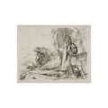 Giovanni Battista Tiepolo - Standing Philosopher and Two Other Figures, from Capricci | Fine Art Poster