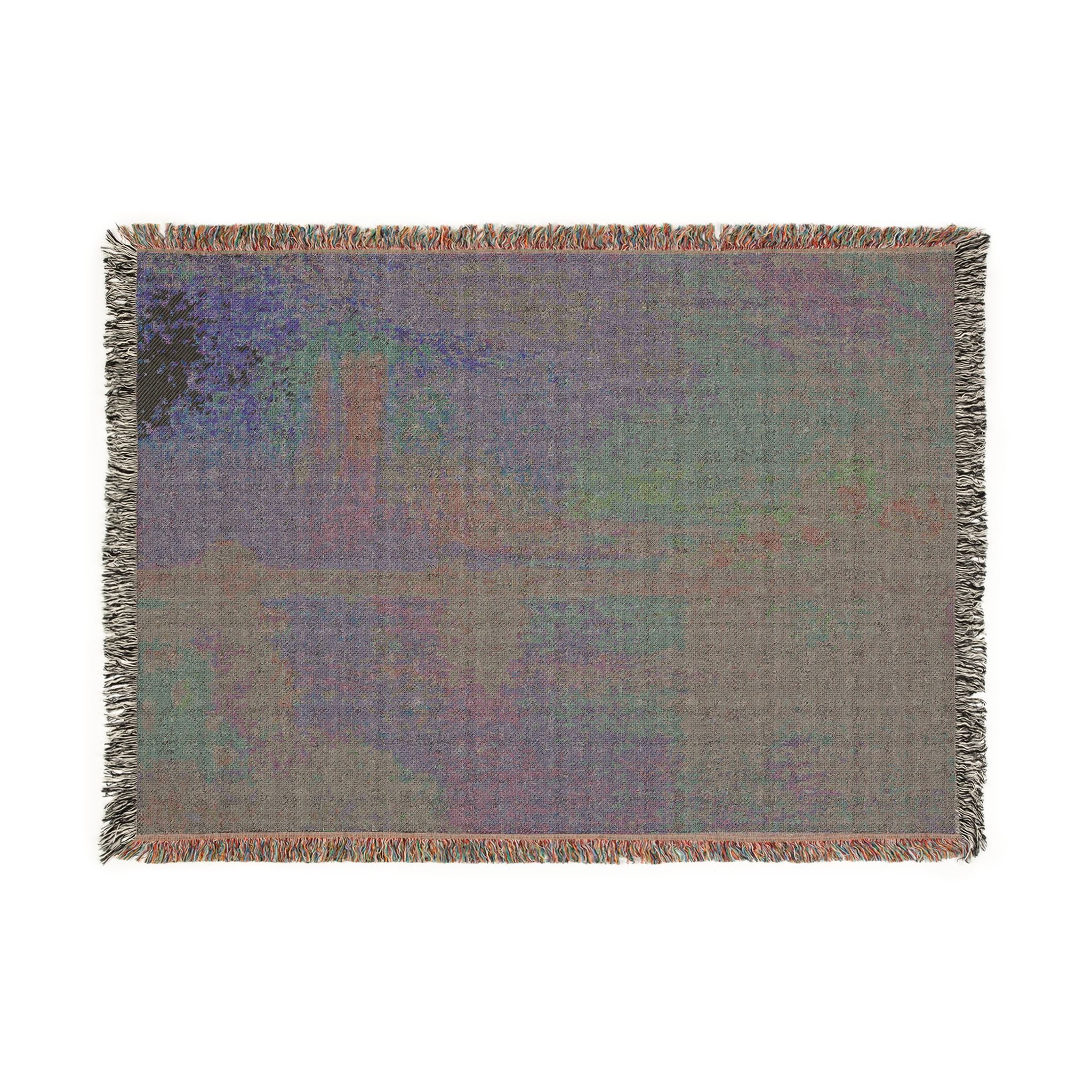 Claude Monet - Charing Cross Bridge, London | Woven Tapestry Blanket