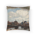 Johannes Vermeer - View of Delft - 92 - Mauritshuis | Woven Pillow