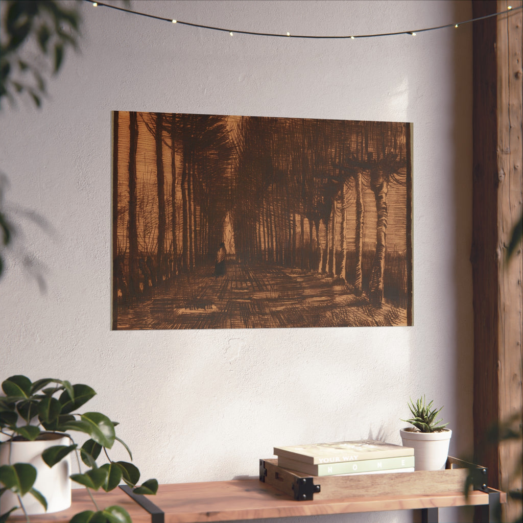 Vincent van Gogh - Avenue of Pollard Birches and Poplars | Fine Art Poster
