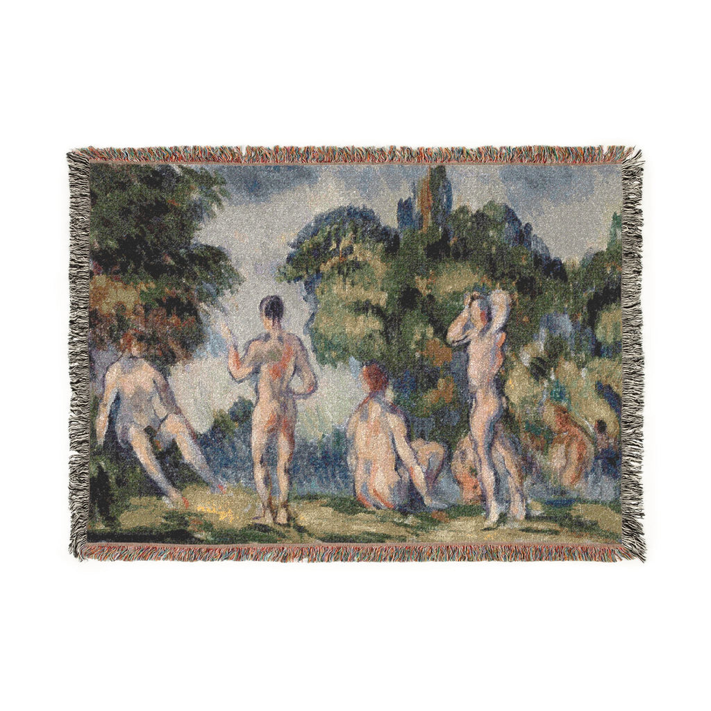Paul Cezanne - Bathers | Woven Tapestry Blanket