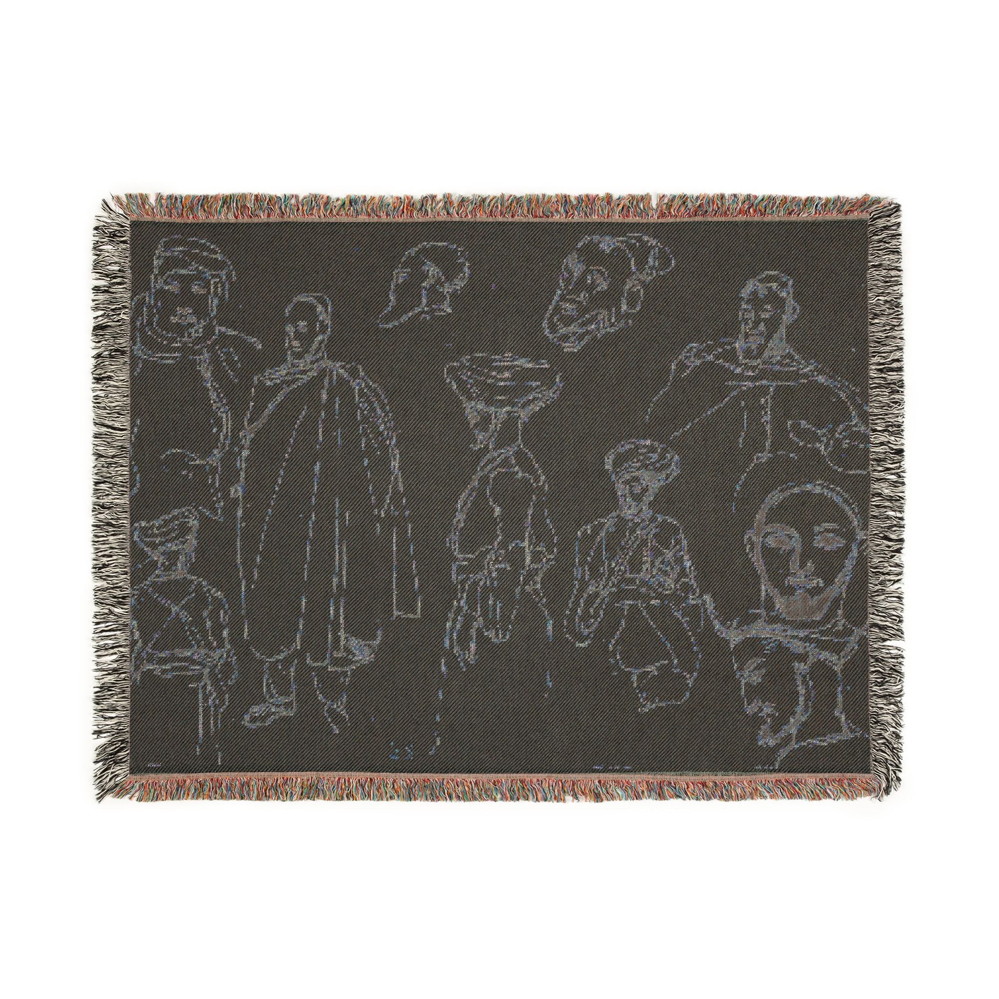 Eugène Delacroix - Sketches of Algerian Men | Woven Tapestry Blanket