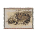 Paul Gauguin - Woman with a Cat | Woven Tapestry Blanket