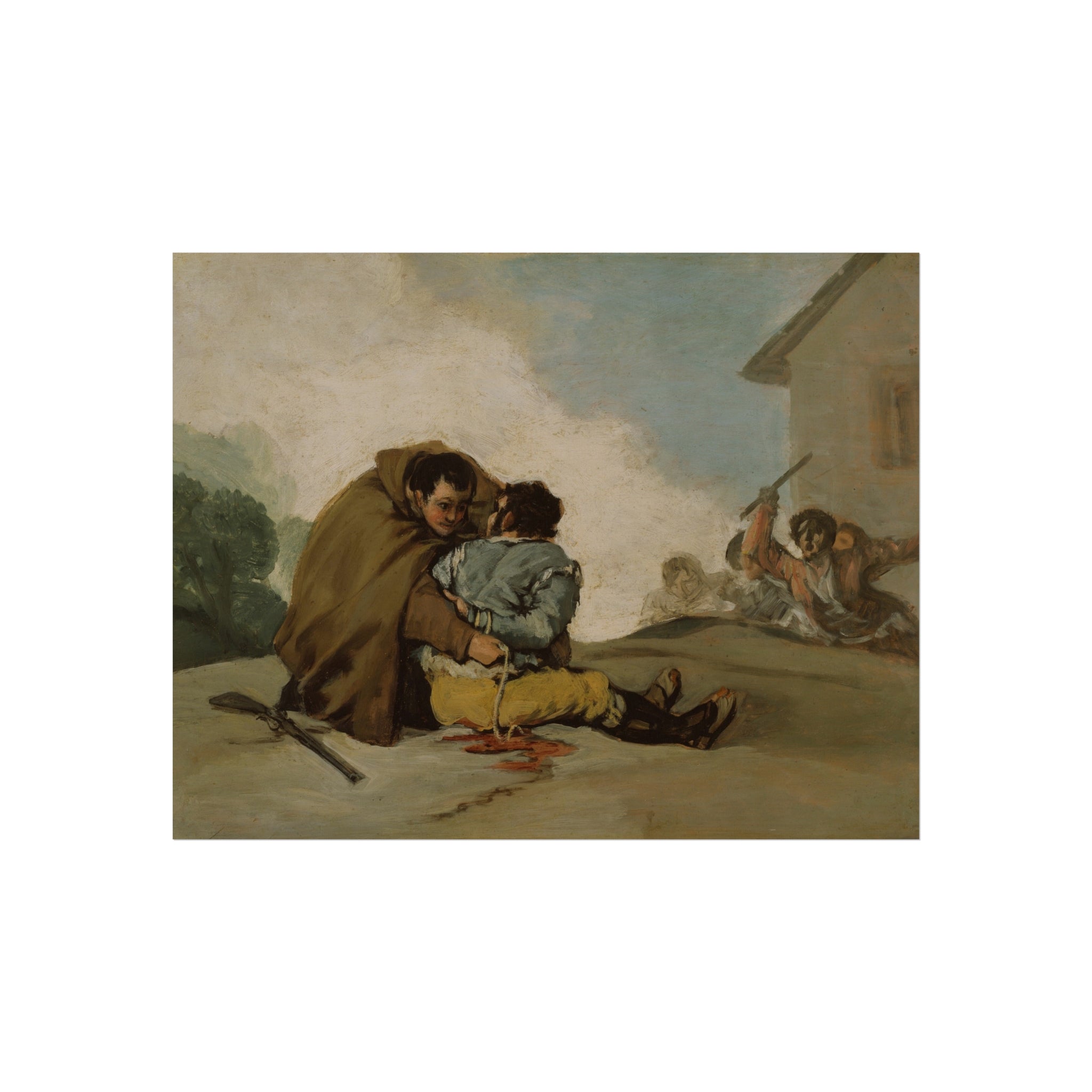 Francisco José de Goya y Lucientes - Friar Pedro Binds El Maragato with a Rope | Fine Art Poster