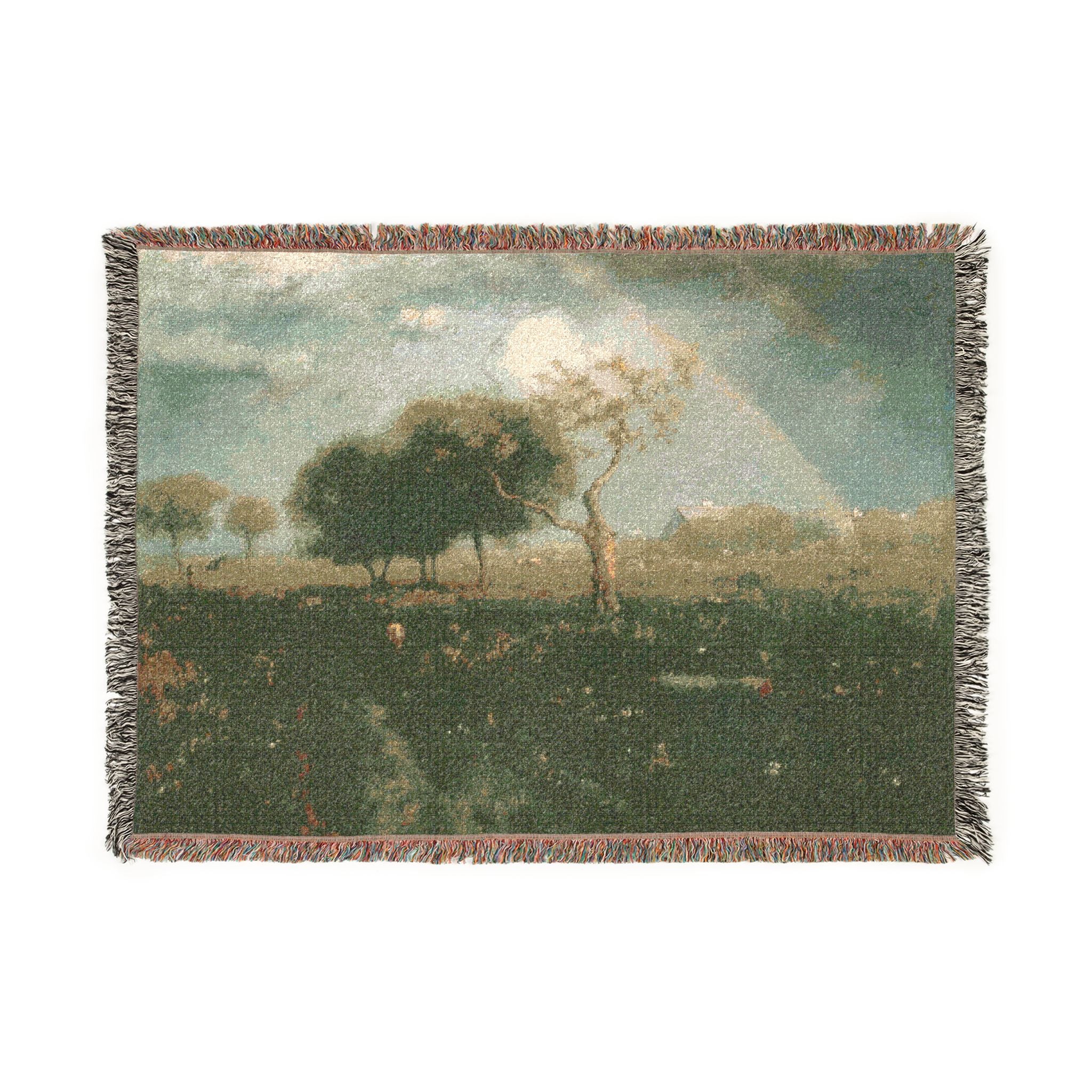 George Inness - After a Summer Shower | Woven Tapestry Blanket