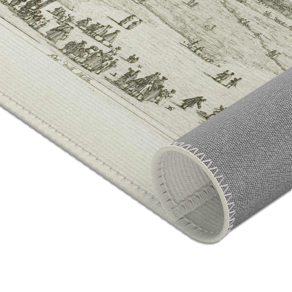 Canaletto - Prà della Valle, from Vedute | Area Rug