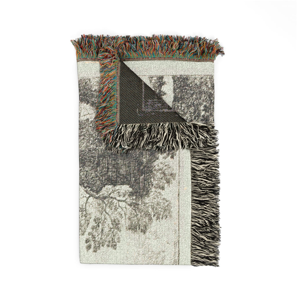 Claude Lorrain - The Herd Returning in Stormy Weather | Woven Tapestry Blanket