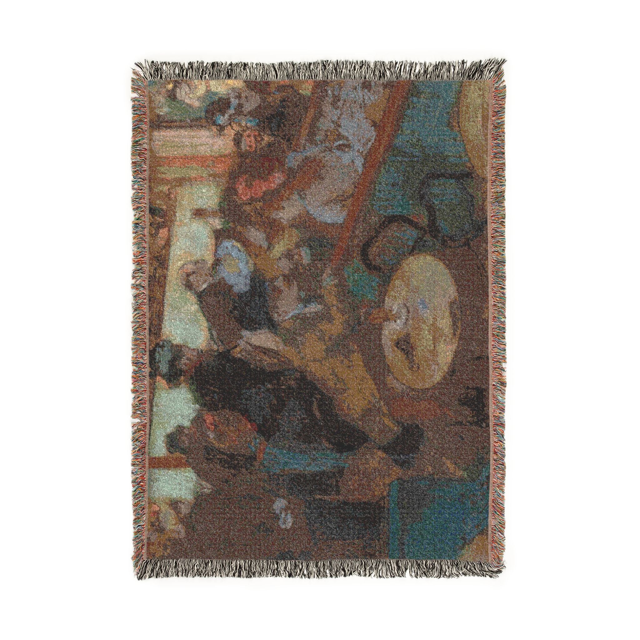Hilaire Germain Edgar Degas - Café-Concert (The Spectators) | Woven Tapestry Blanket