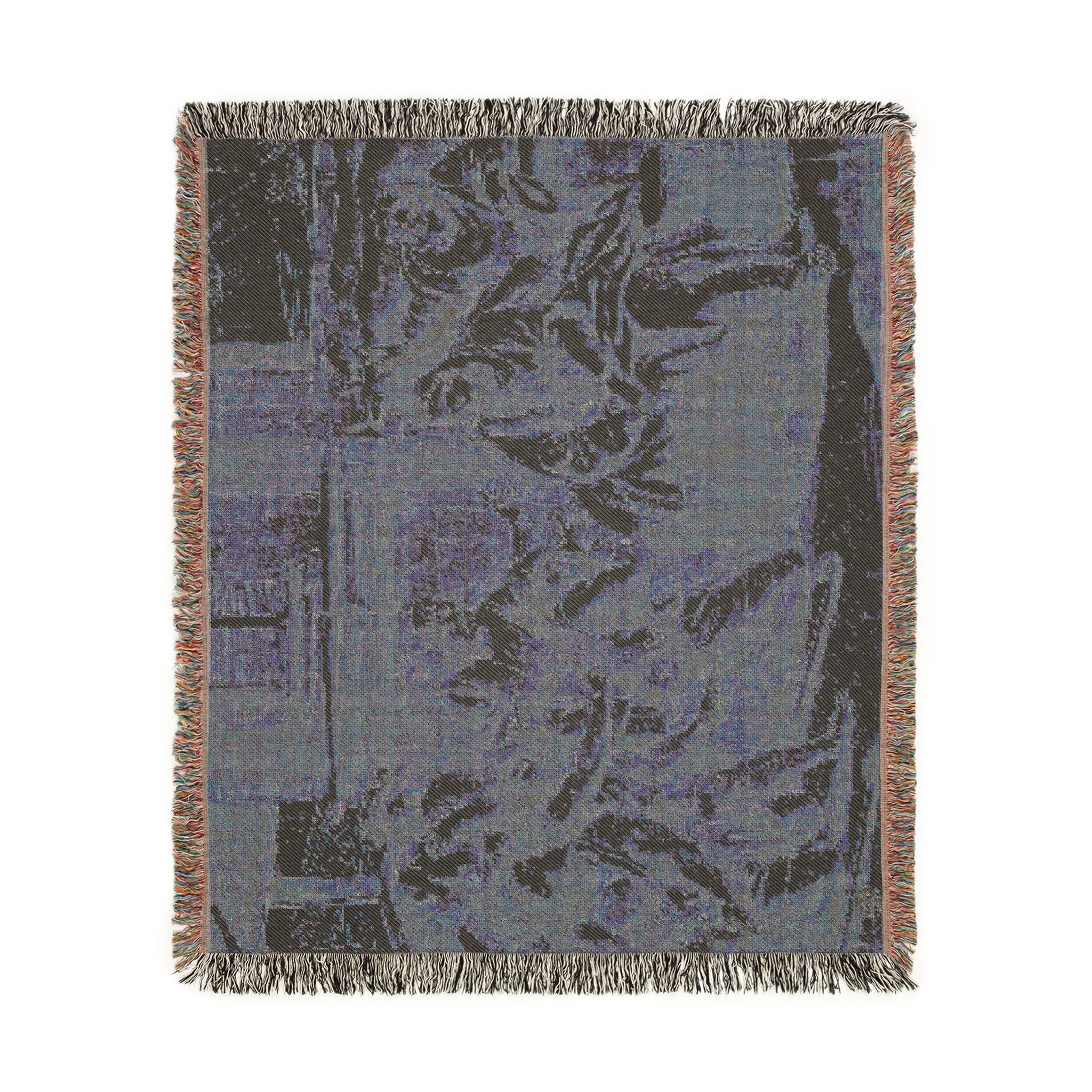 Nicolas Poussin - Adoration of the Shepherds | Woven Tapestry Blanket