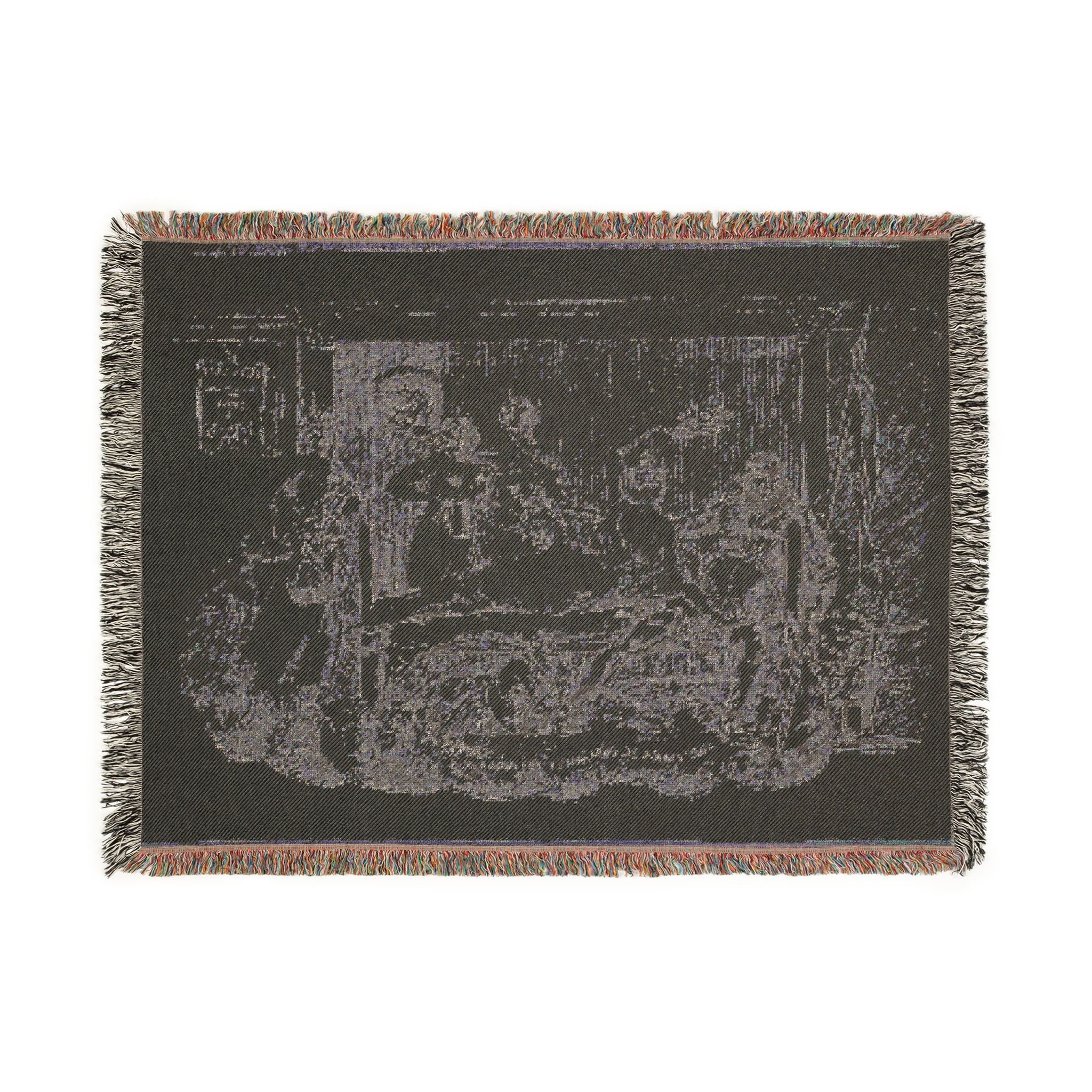 Jacques Louis David - Loveless Disarming Himself | Woven Tapestry Blanket