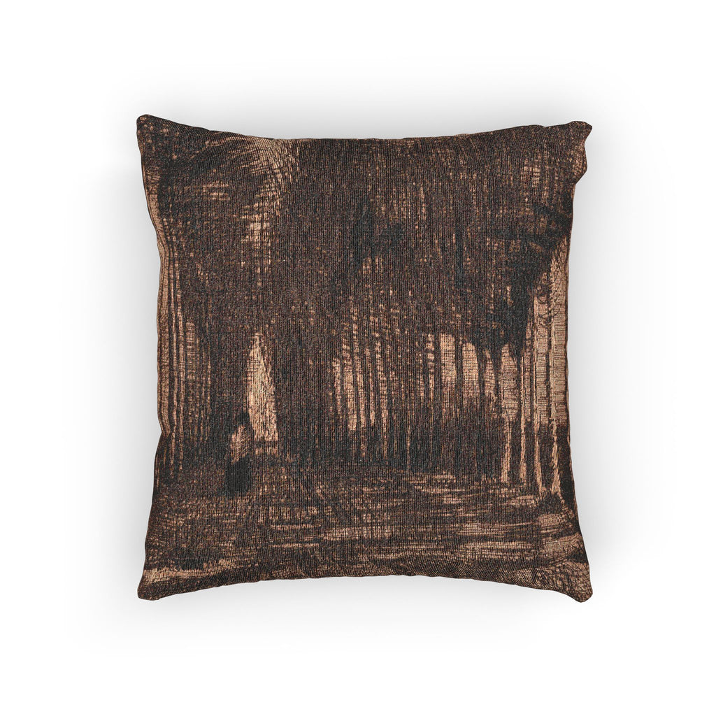 Vincent van Gogh - Avenue of Pollard Birches and Poplars | Woven Pillow