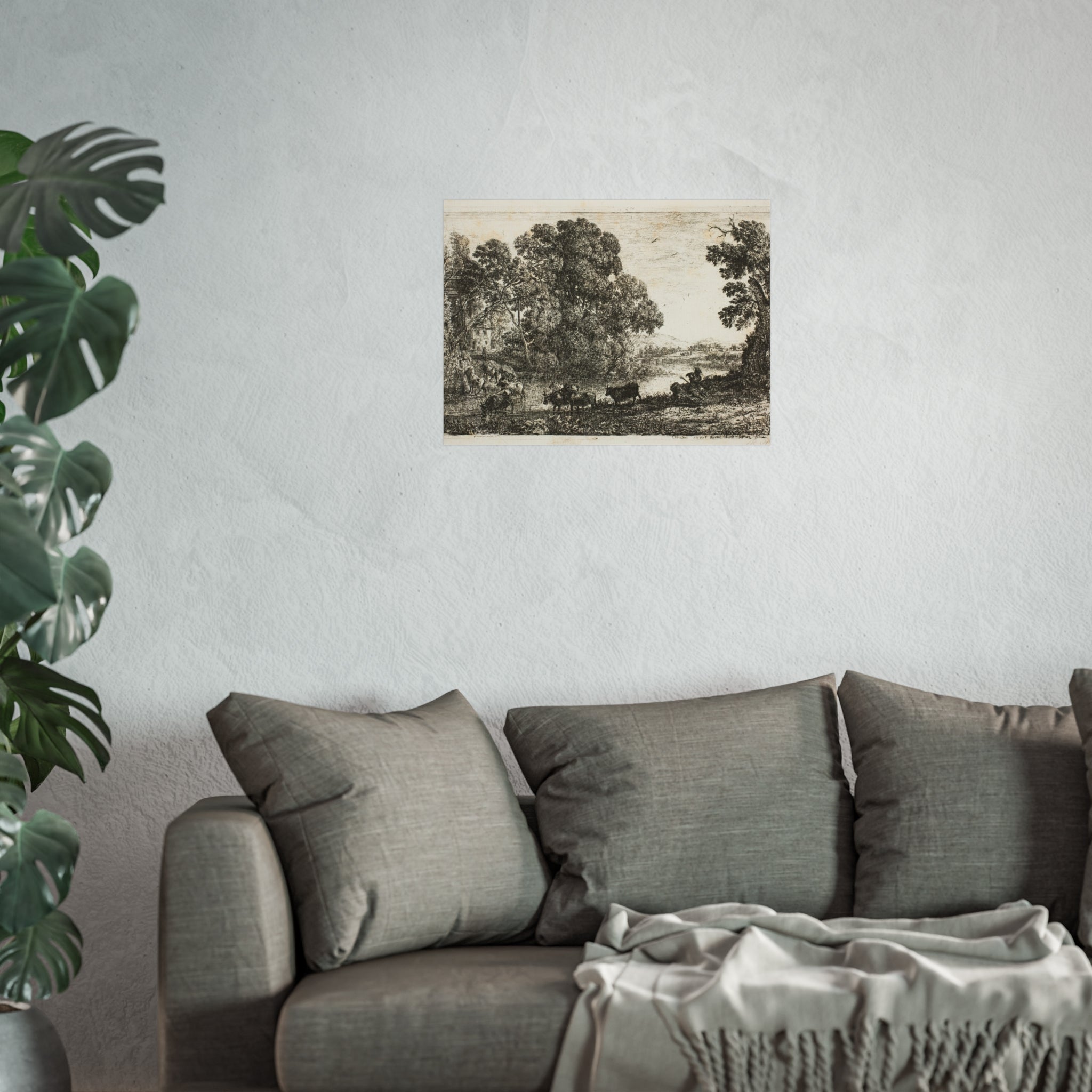 Claude Lorrain - The Cowherd | Fine Art Poster