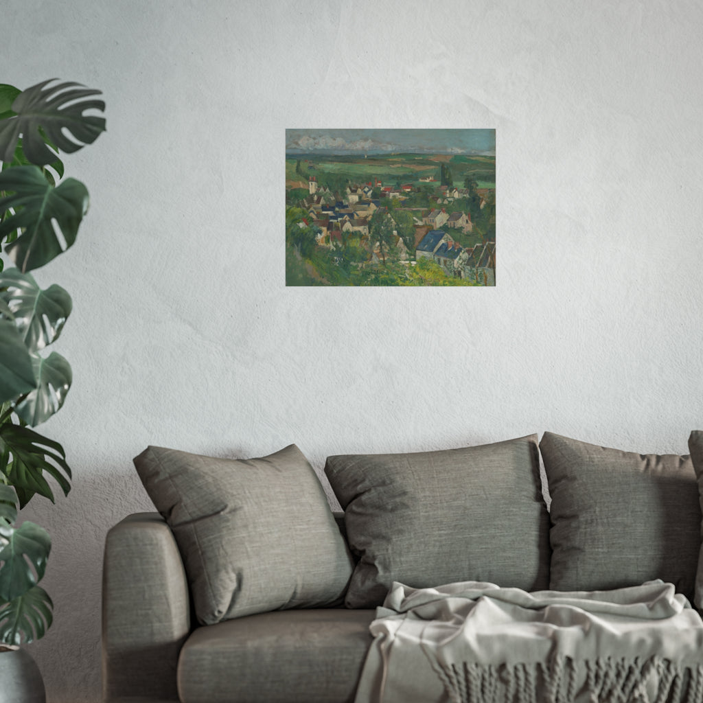 Paul Cezanne - Auvers, Panoramic View | Fine Art Poster