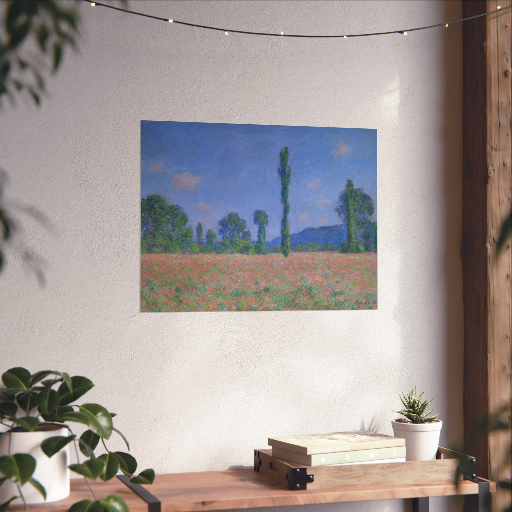 Claude Monet - Poppy Field (Giverny) | Fine Art Poster