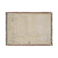 Style of Francesco Guardi - Ruins in a Park, Two Figures | Woven Tapestry Blanket