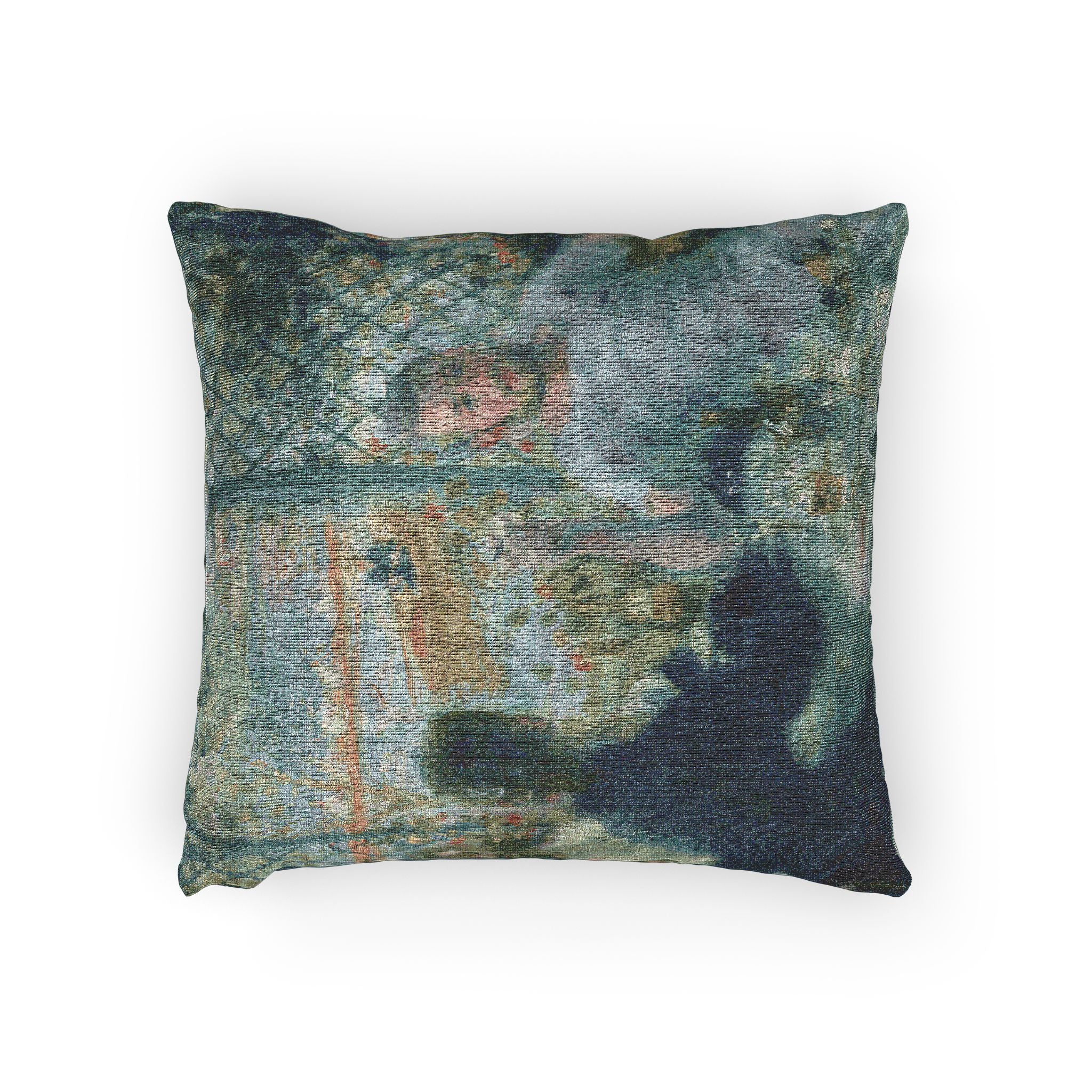 Pierre-Auguste Renoir - Lunch at the Restaurant Fournaise (The Rowers' Lunch) | Woven Pillow