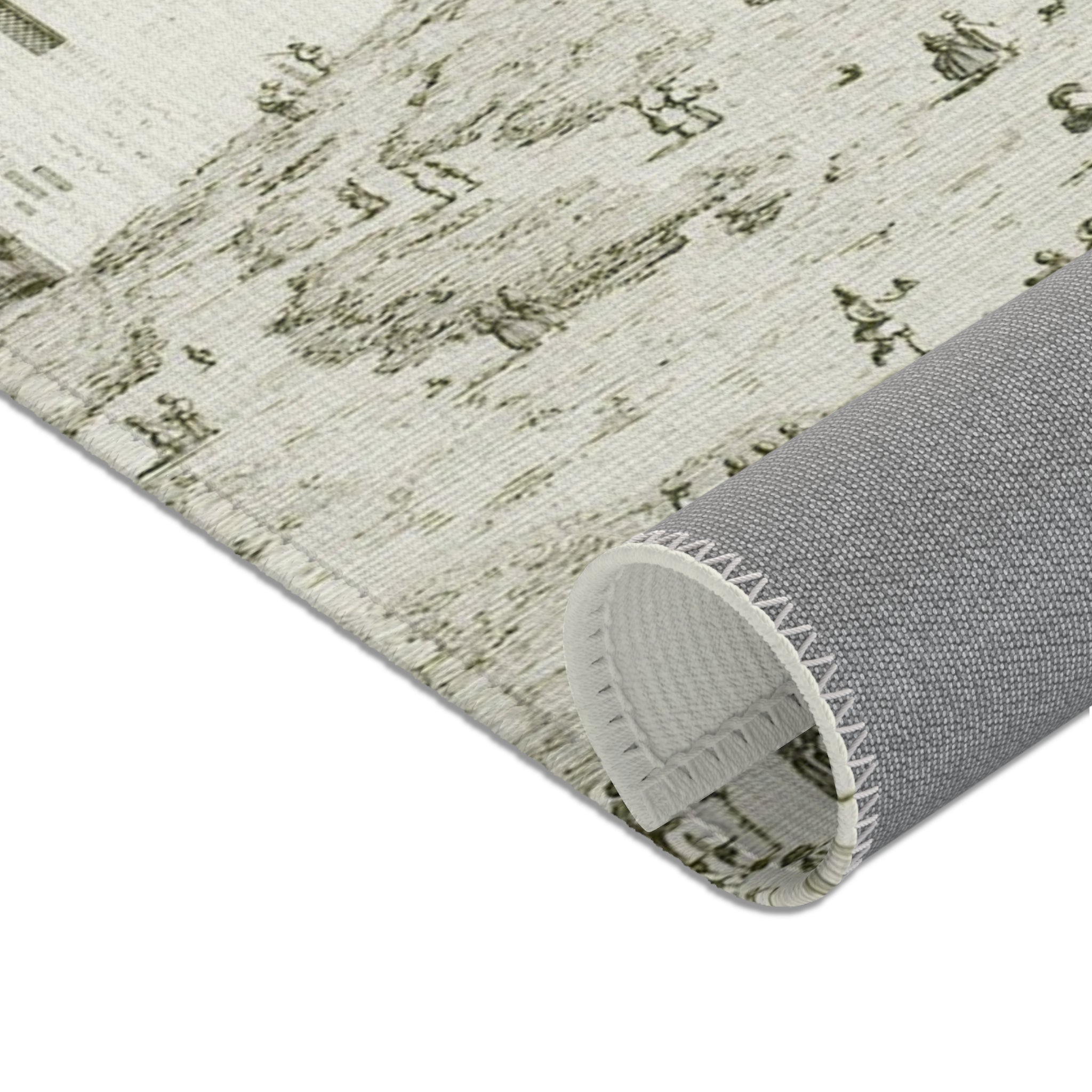 Canaletto - S. Giustina in prà della Vale, from Vedute | Area Rug