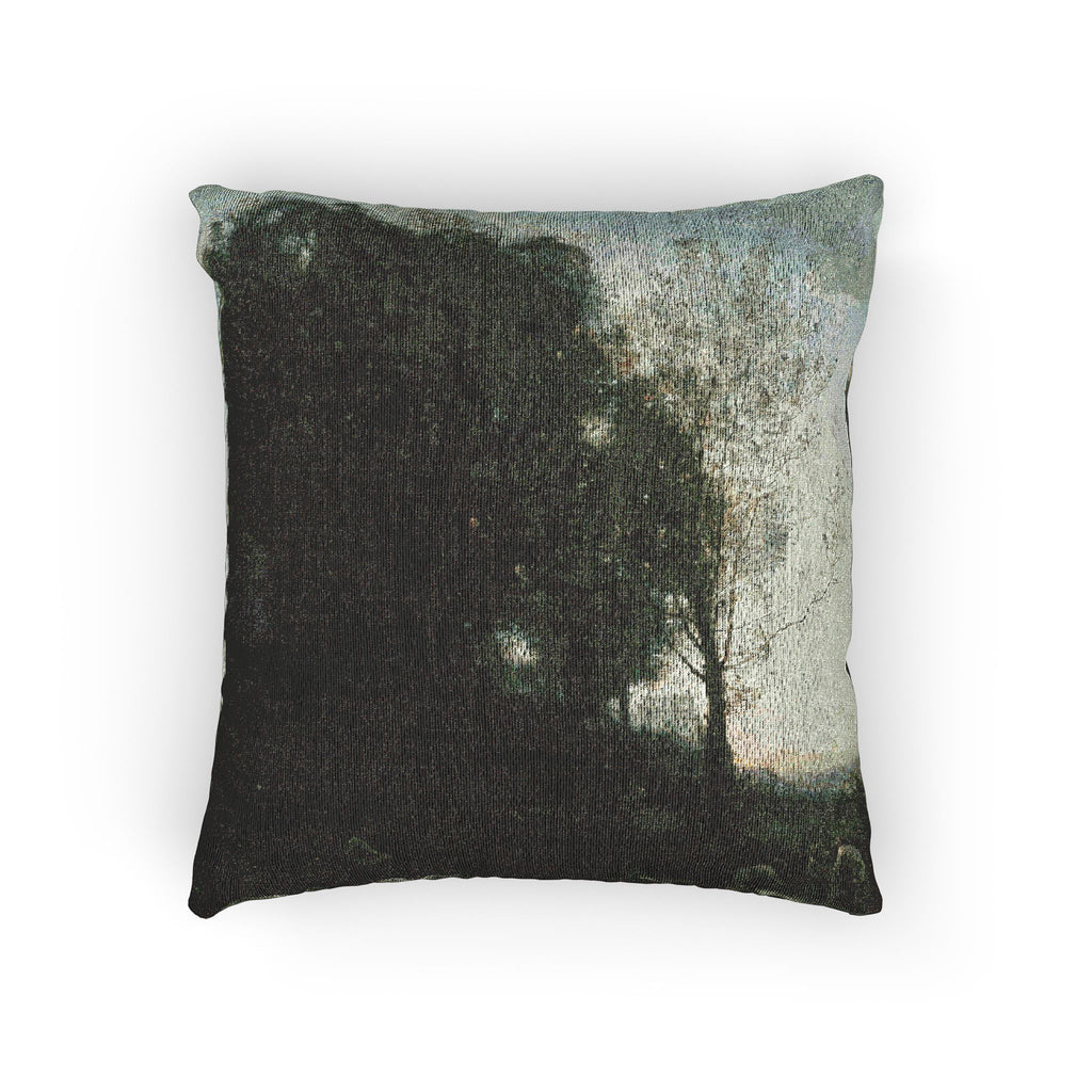 Jean Baptiste Camille Corot - Bathing Nymphs and Child | Woven Pillow