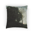 Jean Baptiste Camille Corot - Bathing Nymphs and Child | Woven Pillow