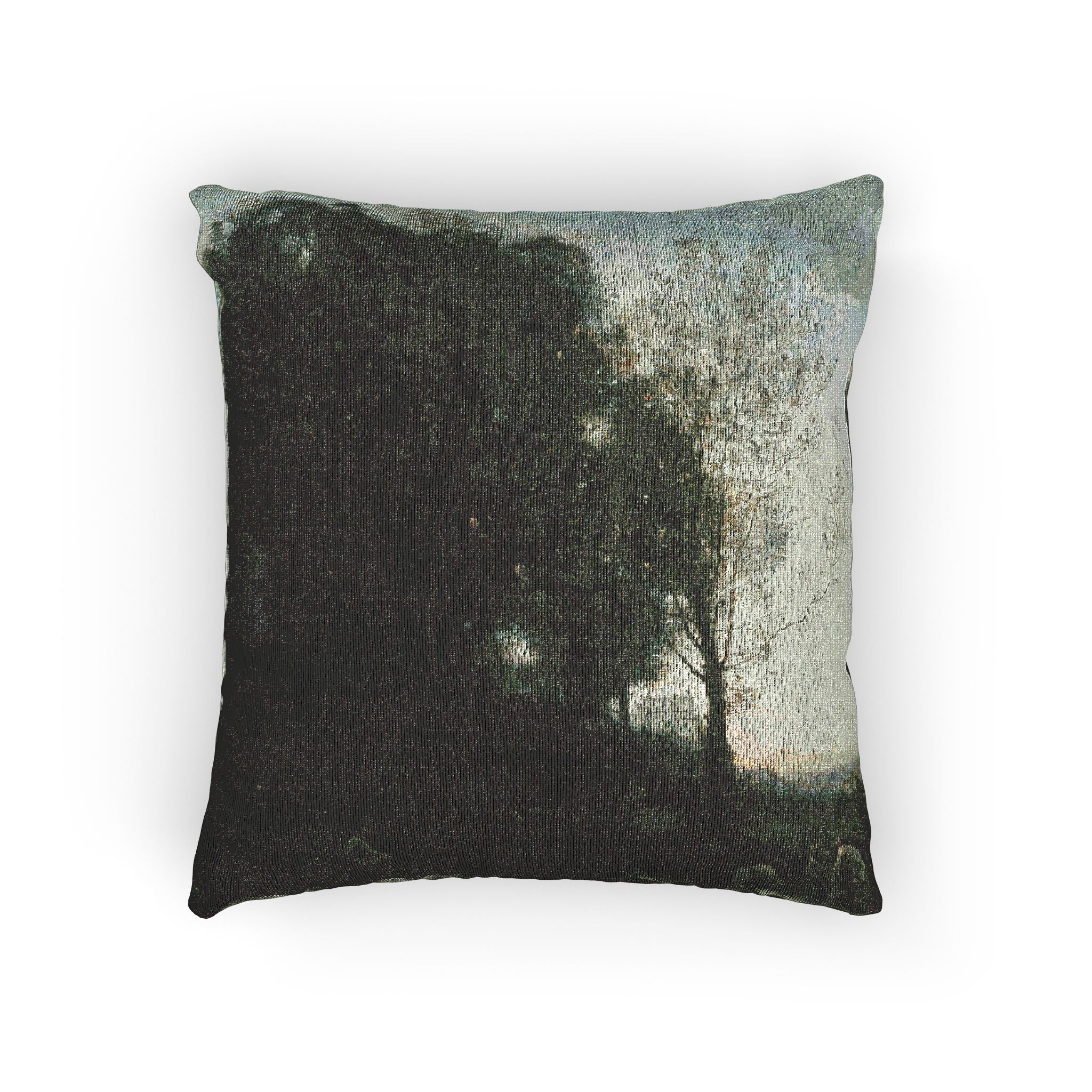 Jean Baptiste Camille Corot - Bathing Nymphs and Child | Woven Pillow