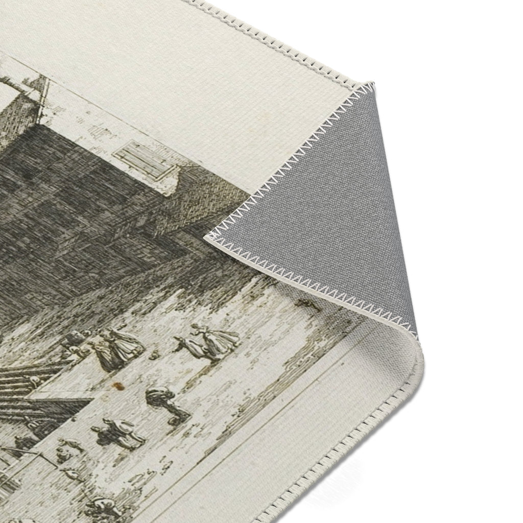 Canaletto - Mestre, from Vedute | Area Rug