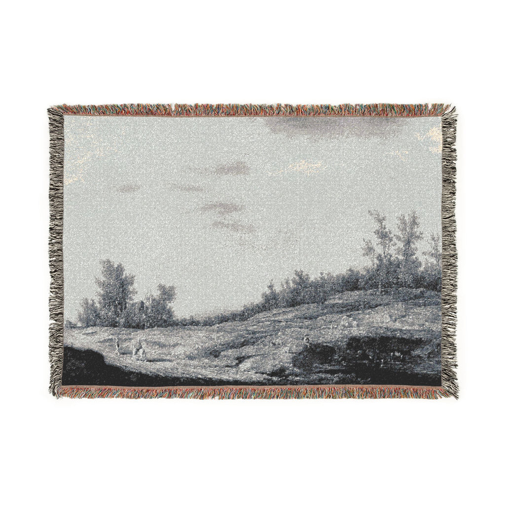 Aelbert Cuyp (1620 - 1691) - Spring landscape - 861G - Gemäldegalerie | Woven Tapestry Blanket