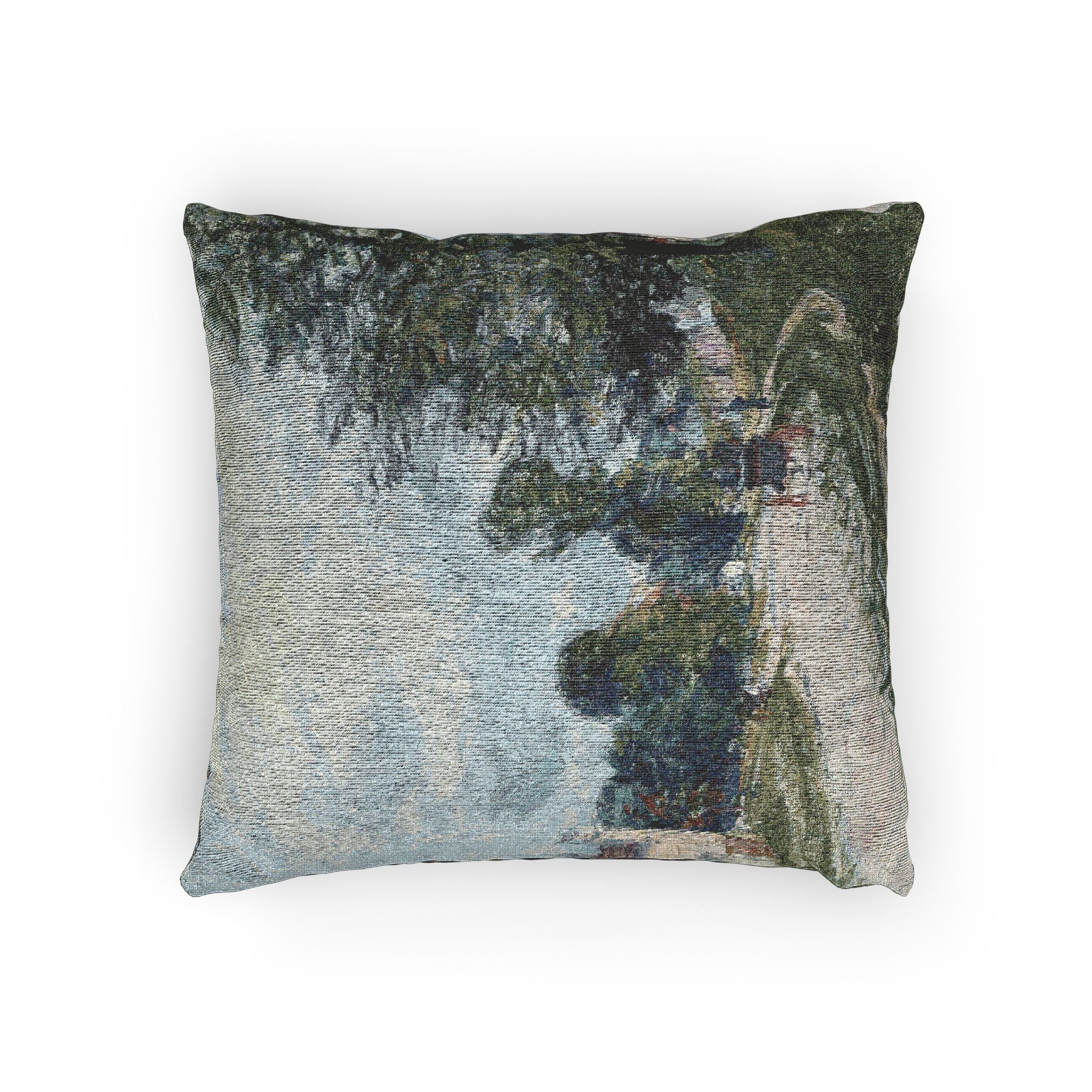 Alfred Sisley - A Turn in the Road | Woven Pillow