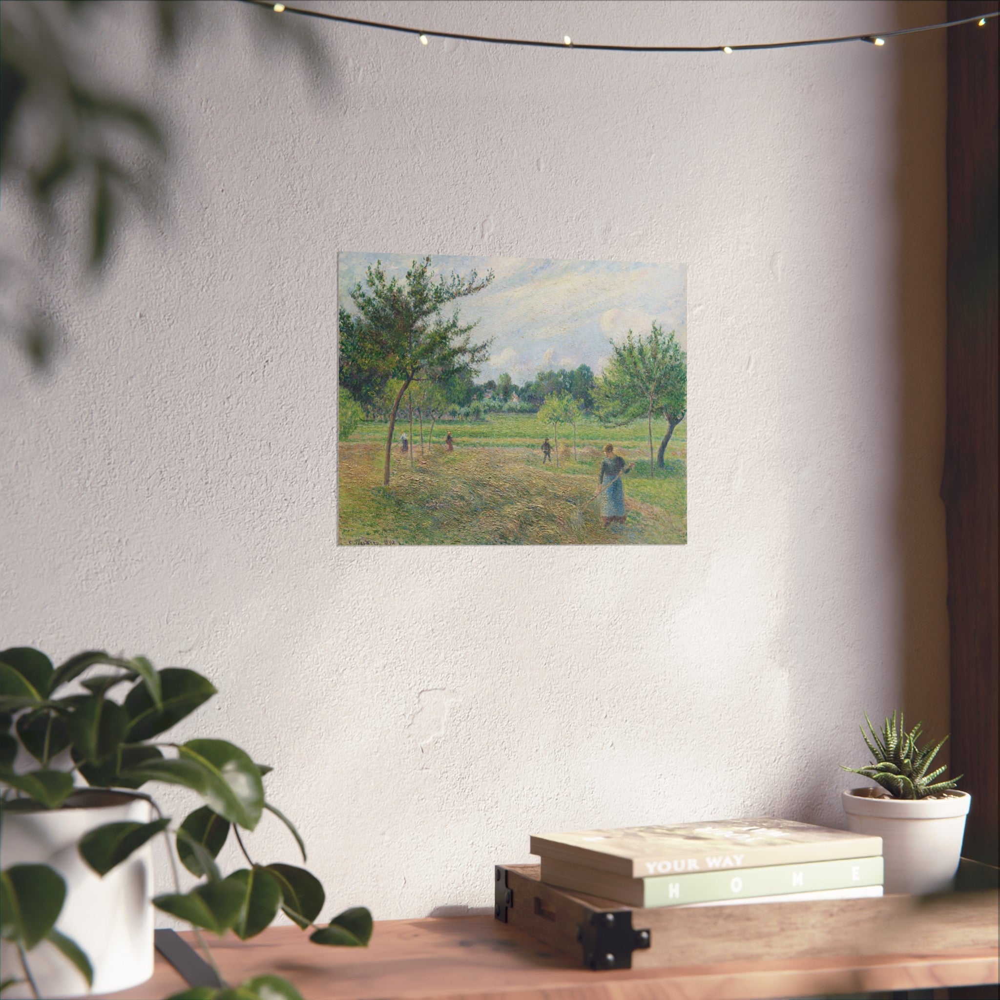 Camille Pissarro - Haymaking at Éragny | Fine Art Poster