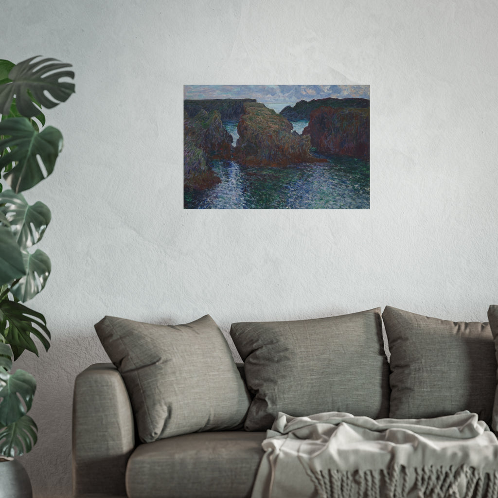 Claude Monet - Rocks at Port-Goulphar, Belle-Île | Fine Art Poster
