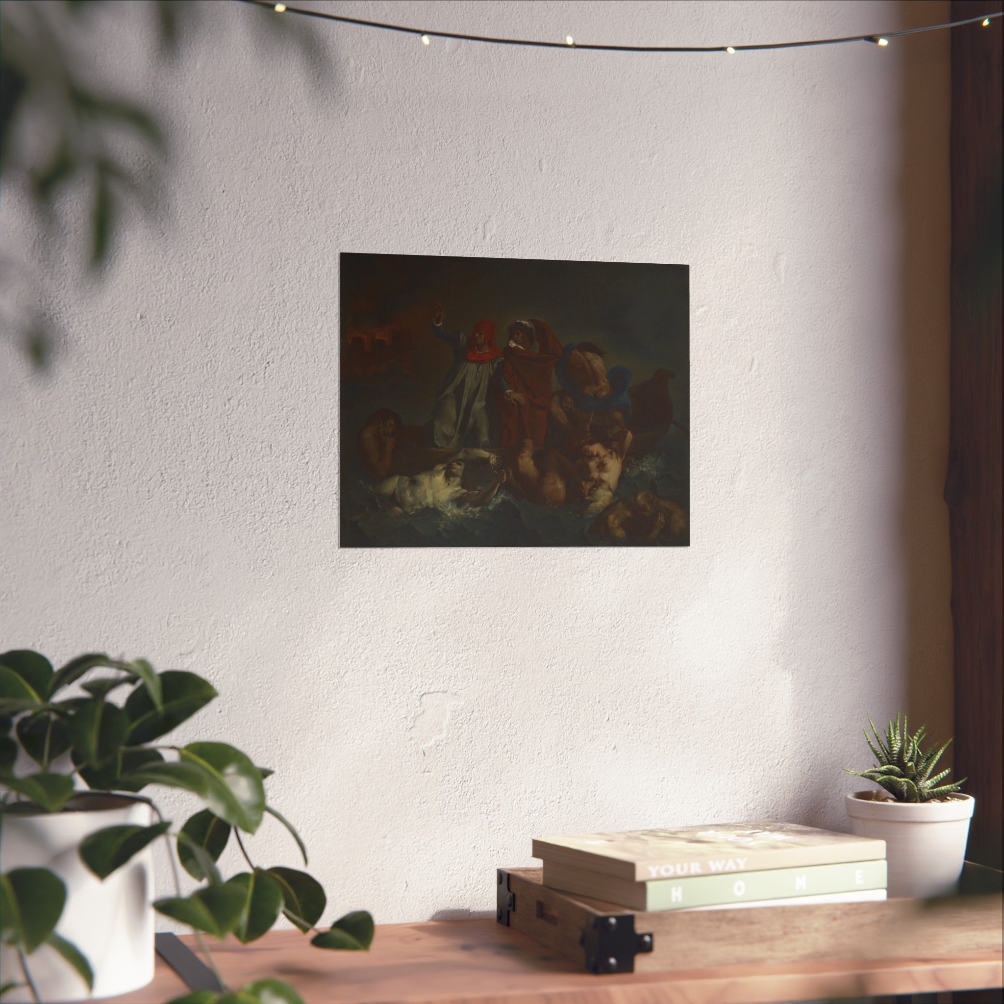 After Eugène Delacroix - Dante's Bark | Fine Art Poster