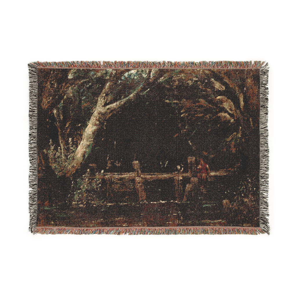 John Constable - Landscape (The Lock) | Woven Tapestry Blanket