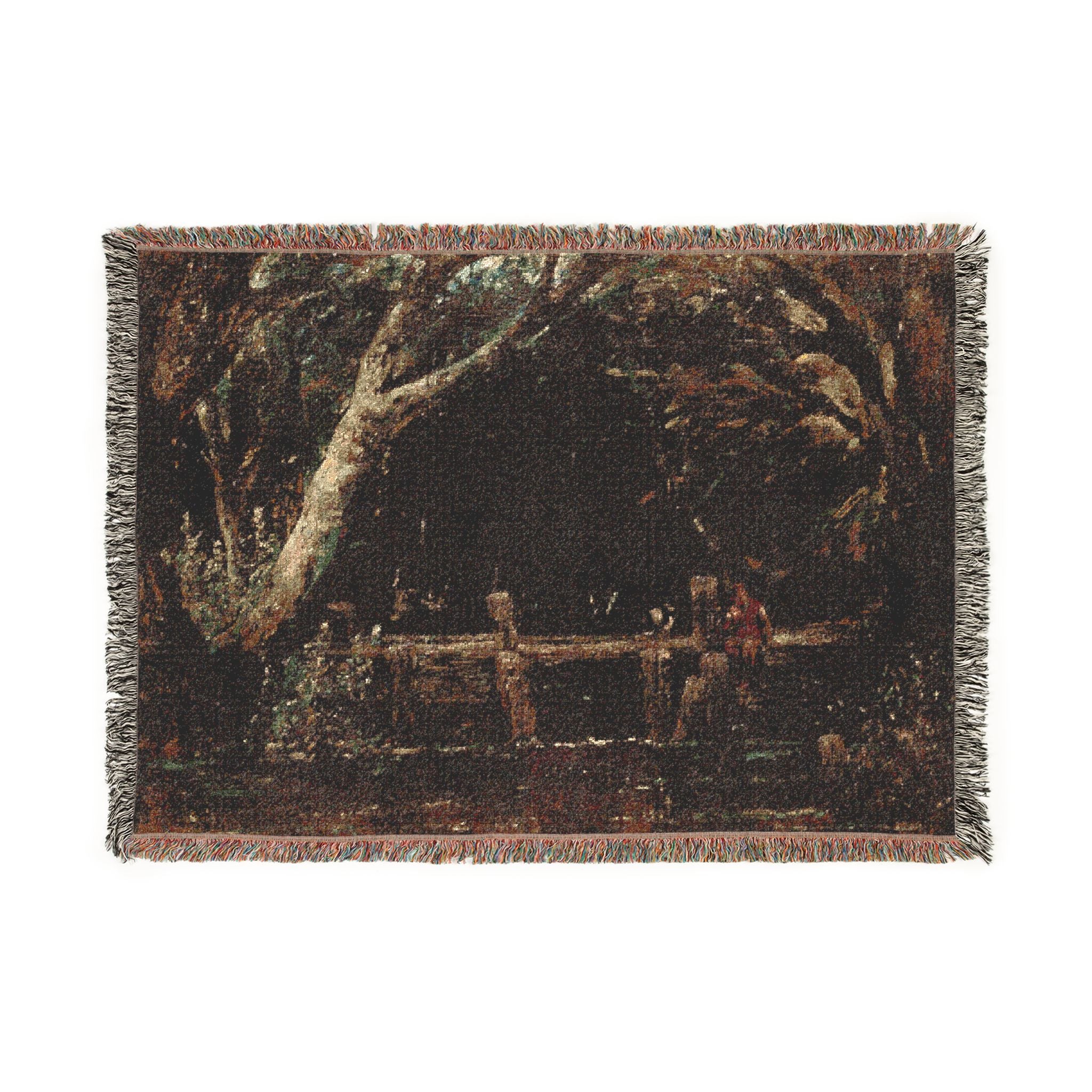 John Constable - Landscape (The Lock) | Woven Tapestry Blanket