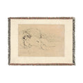 Pierre-Auguste Renoir - Woman Reclining, to the Left | Woven Tapestry Blanket