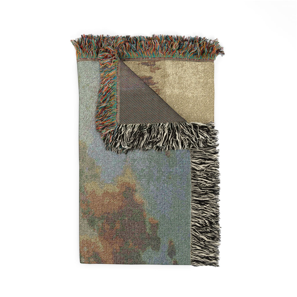 Schilderij, Aelbert Cuyp, met ruïne van Huis te Merwede (12091275046) | Woven Tapestry Blanket