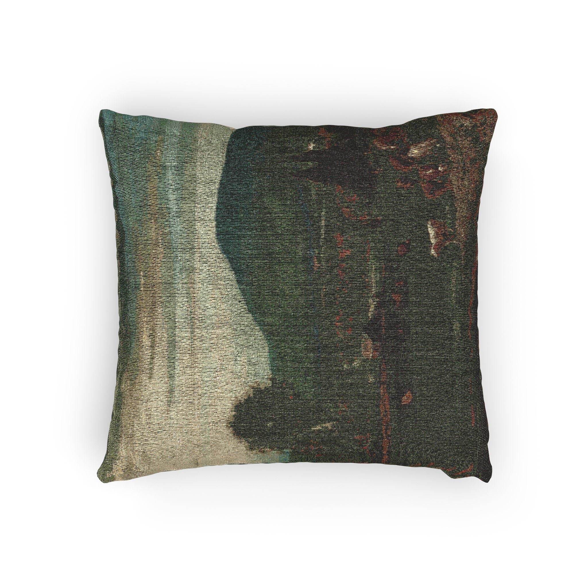 George Inness - Summer in the Catskills | Woven Pillow