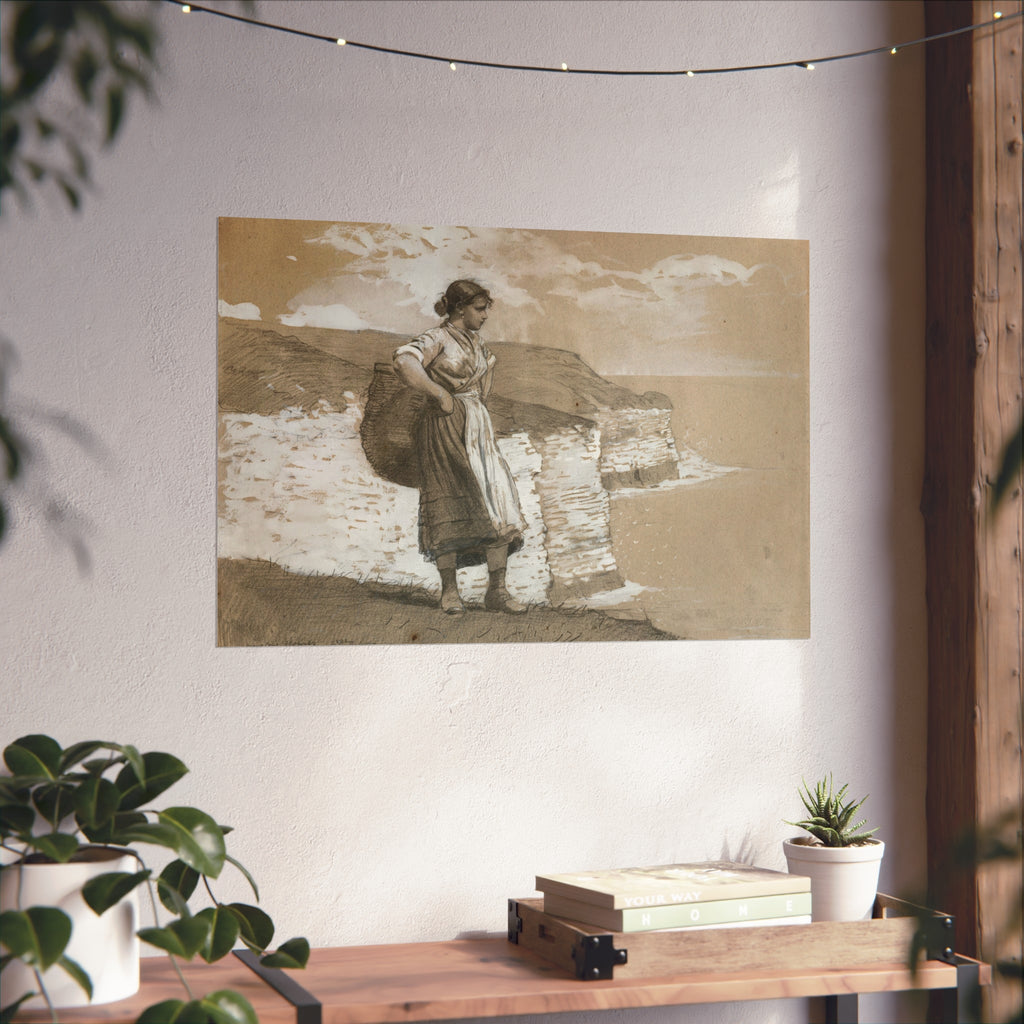 Winslow Homer - Flamborough Head, England | Fine Art Poster